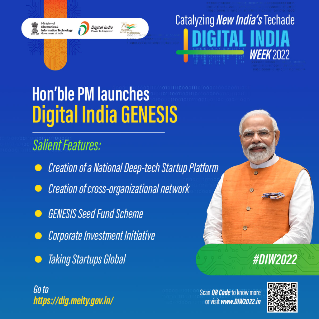 Government Schemes for Startups: Digital India GENESIS