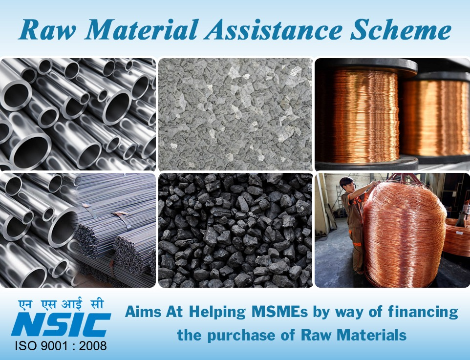 Government Schemes for Startups: Raw Material Assistance Scheme